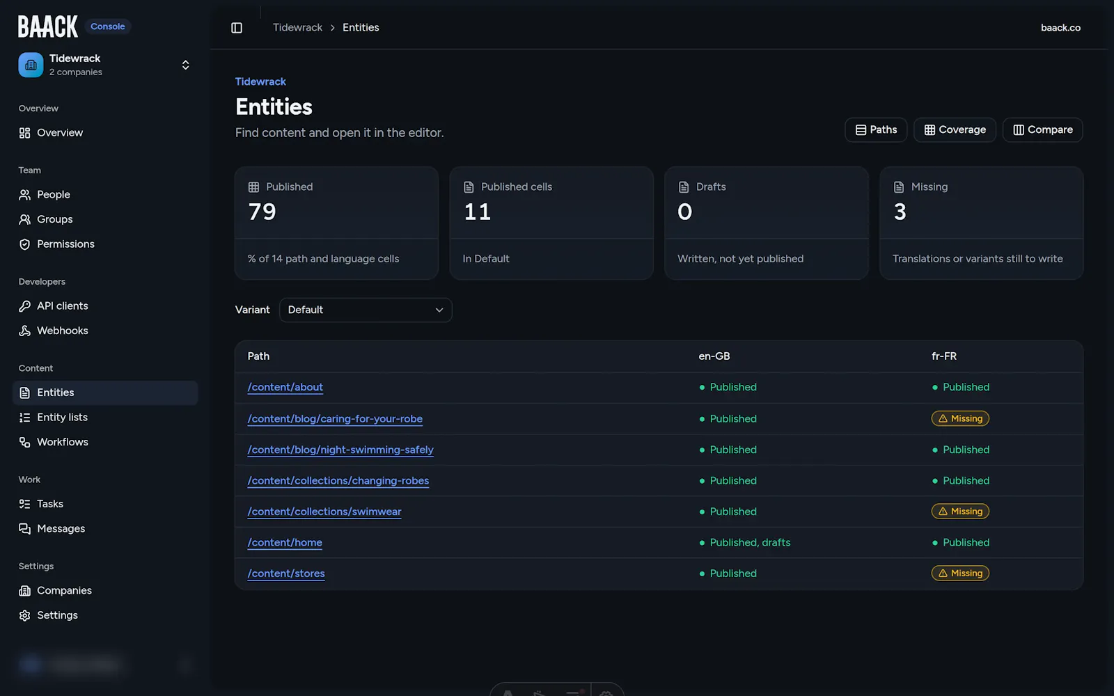 Baack screenshot 3
