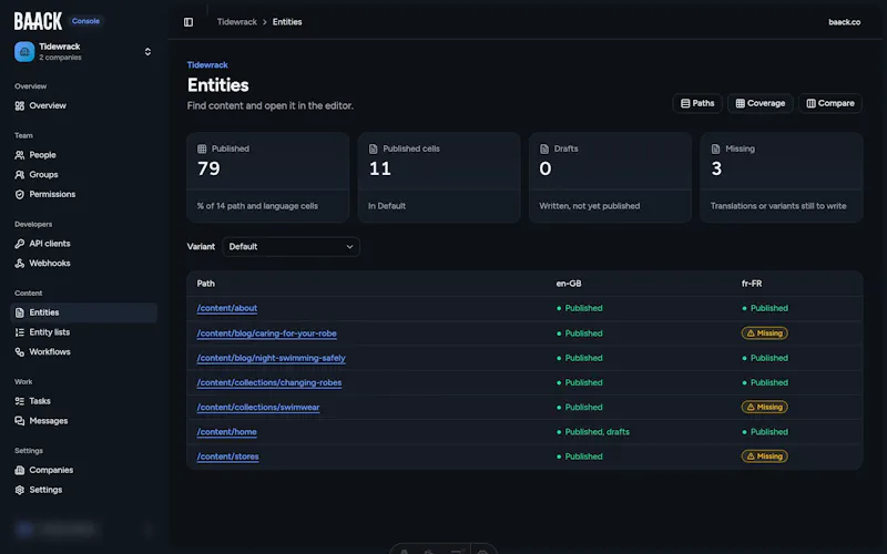 Baack screenshot 3