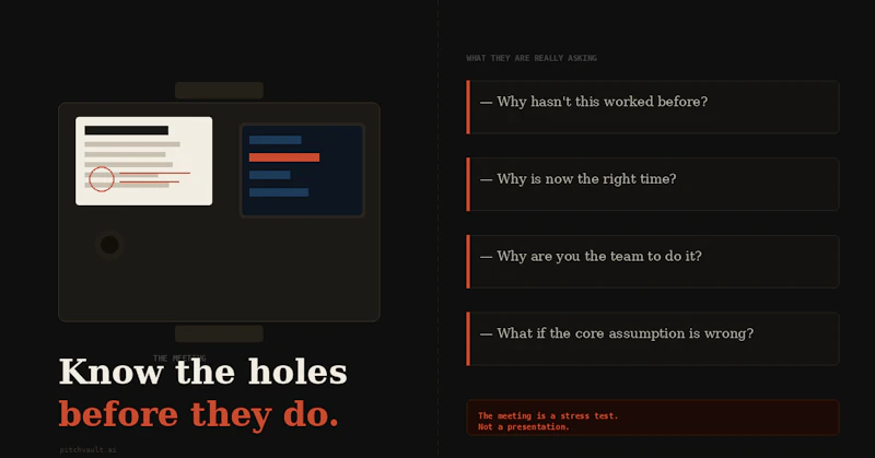 PitchVault.ai screenshot 1