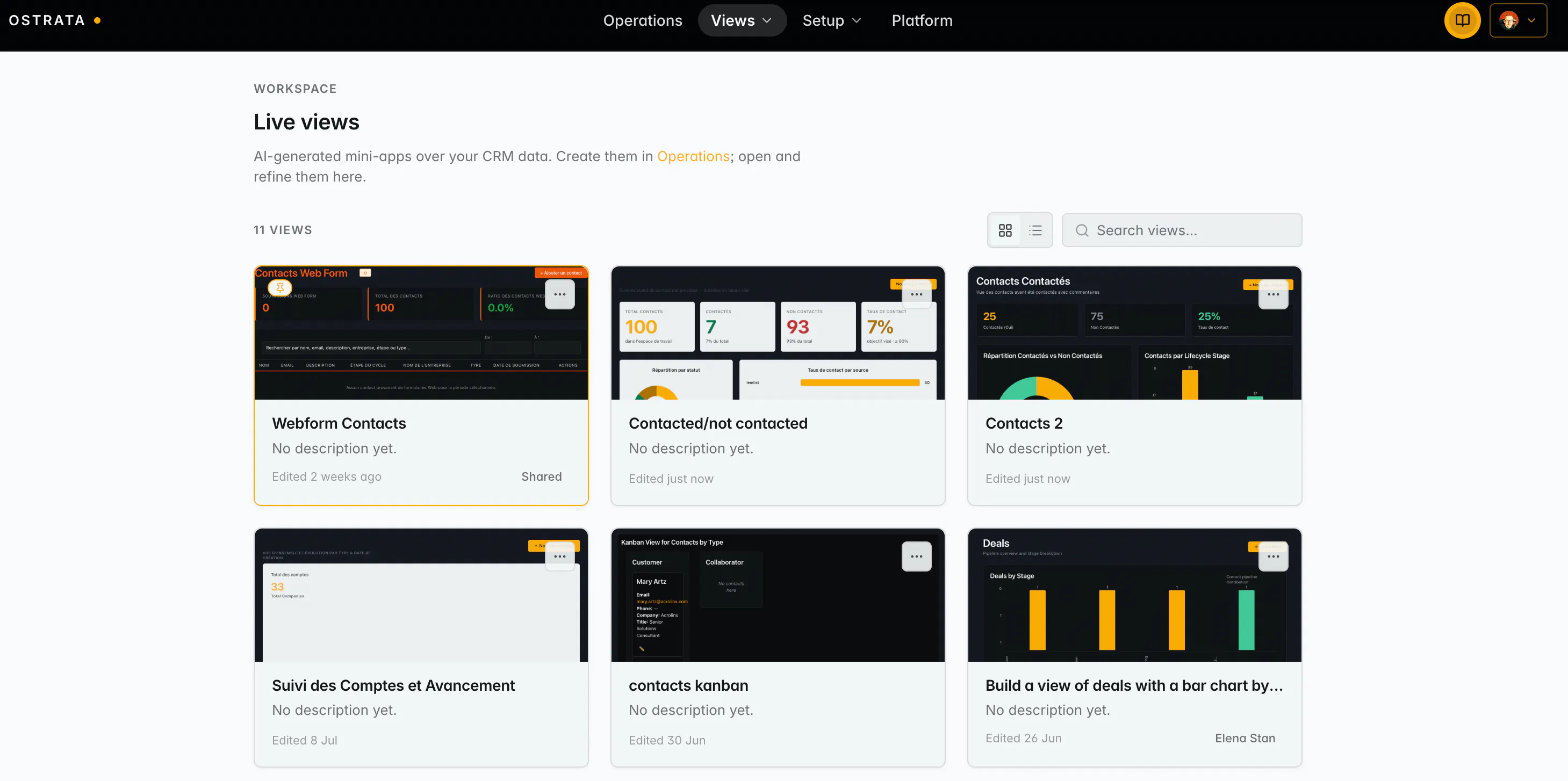 OSTRATA AI CRM gallery image