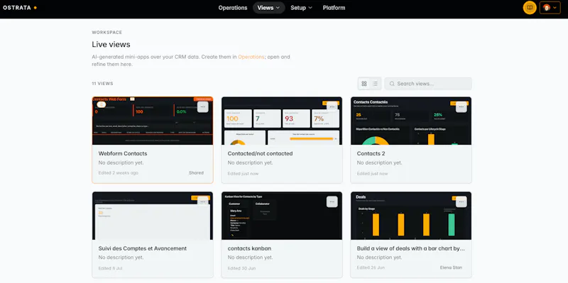 OSTRATA AI CRM screenshot 6