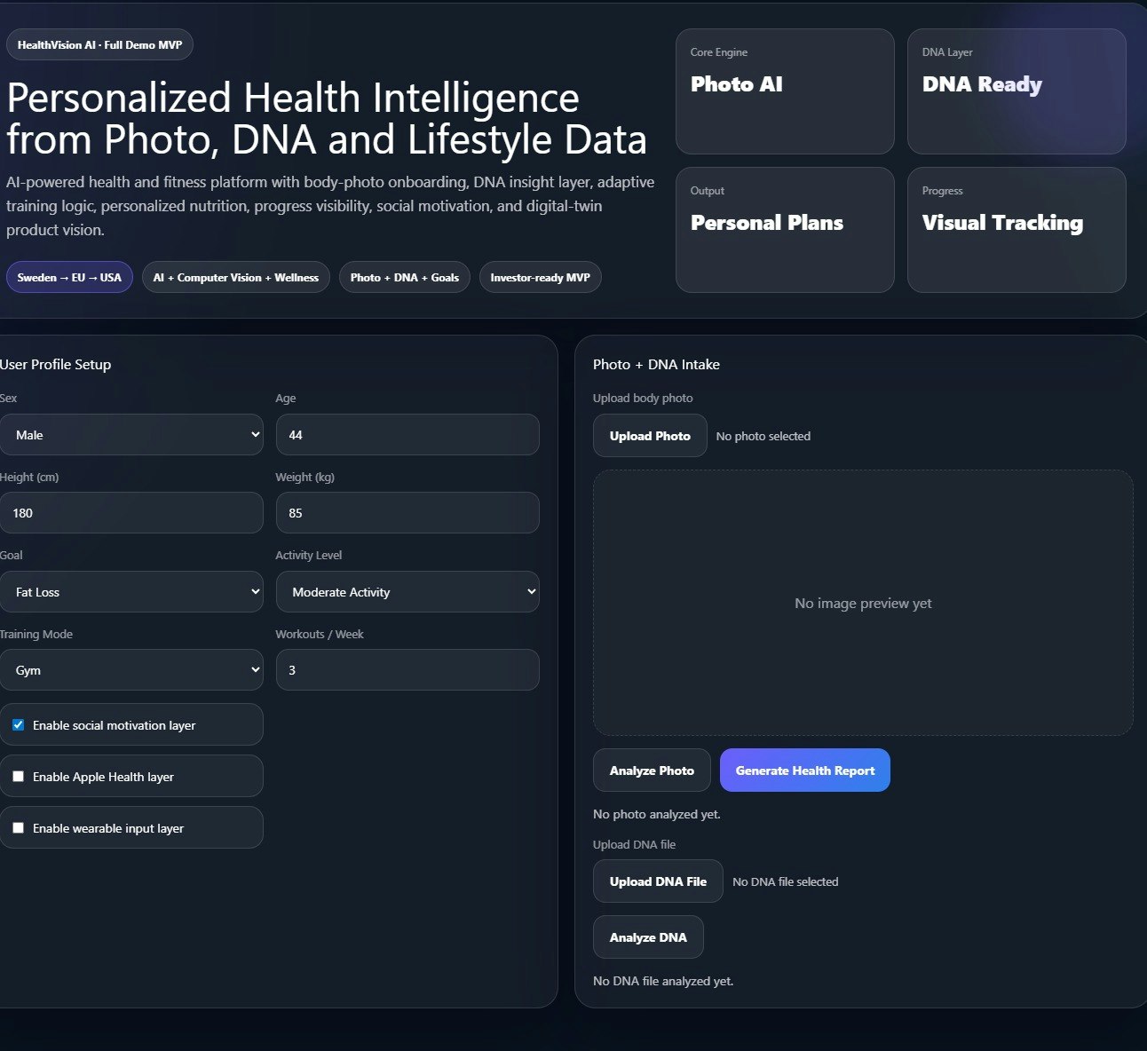 HealthVision AI gallery image