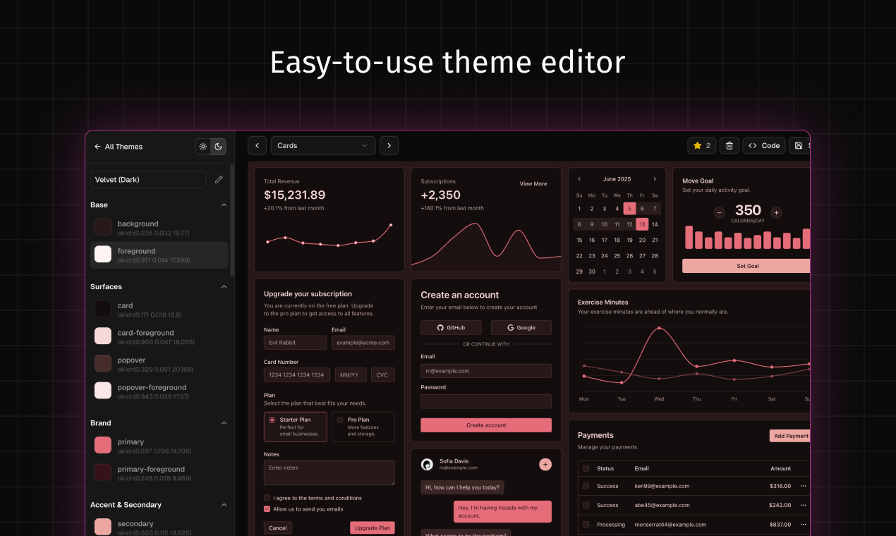 ShadcnThemer.com gallery image