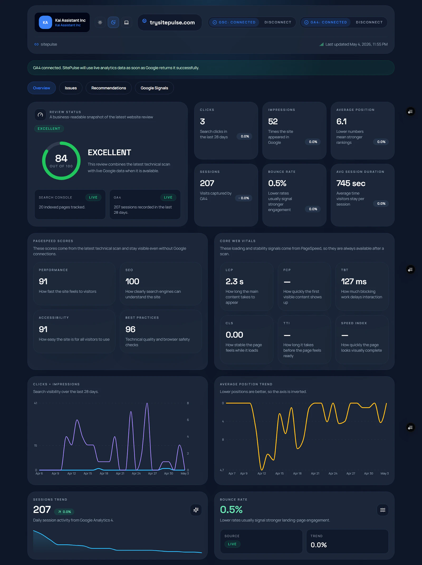SitePulse screenshot 4