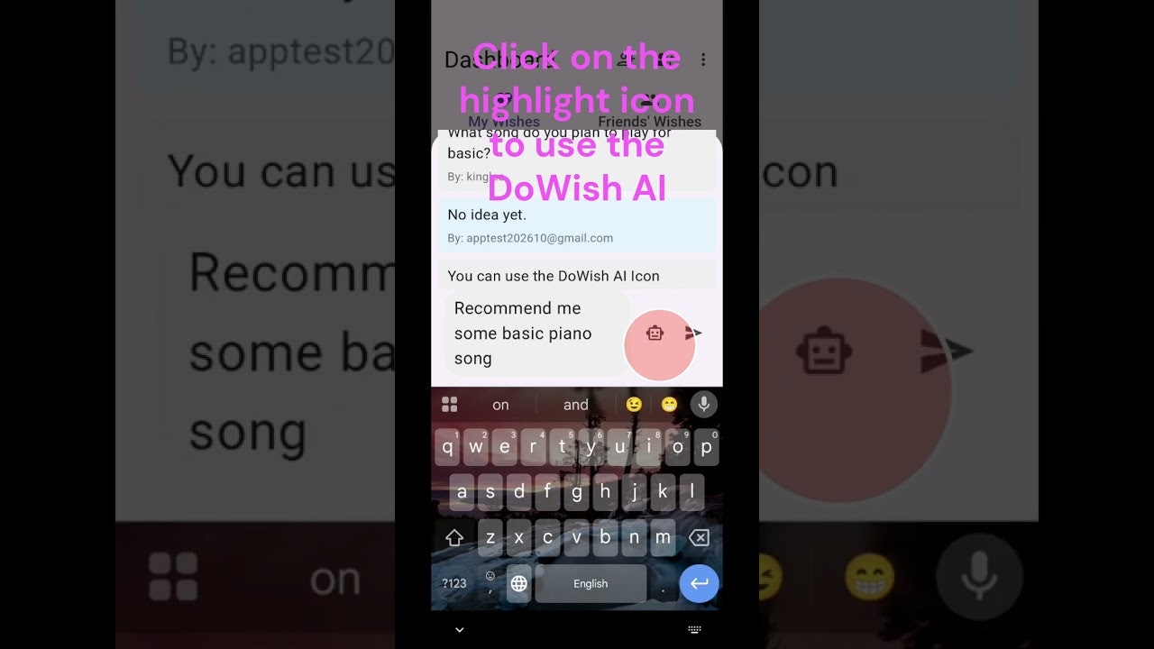 DoWish: AI Social Goal Planner gallery image