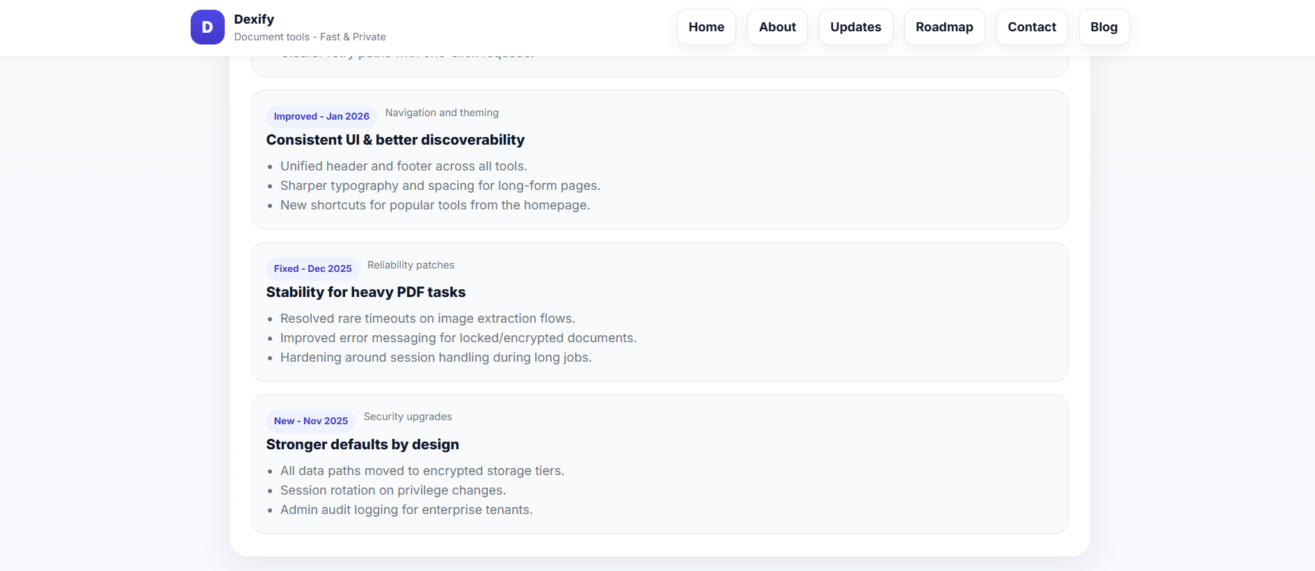 Dexify – Free PDF & File Tool gallery image
