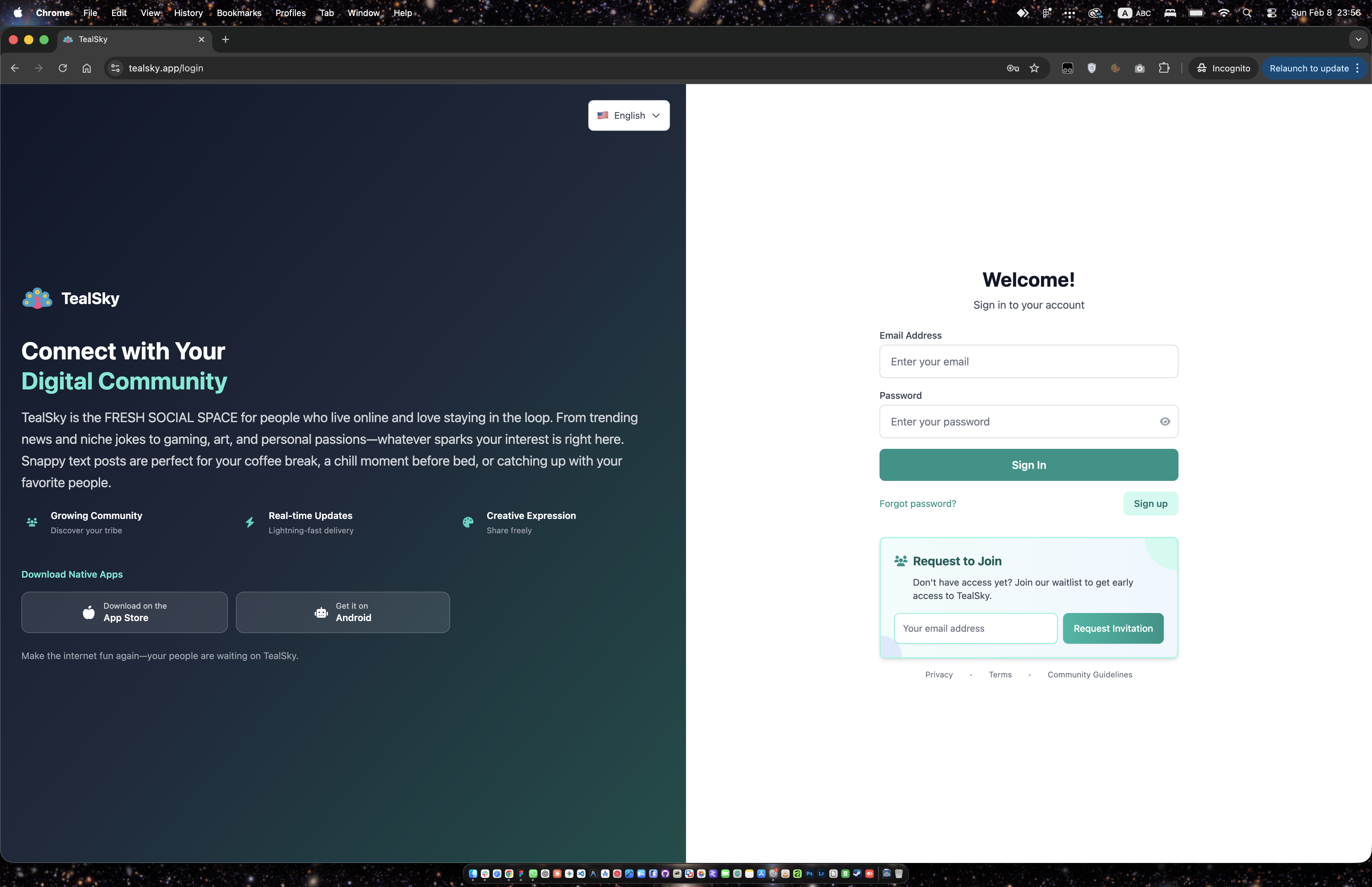 TealSky.app gallery image