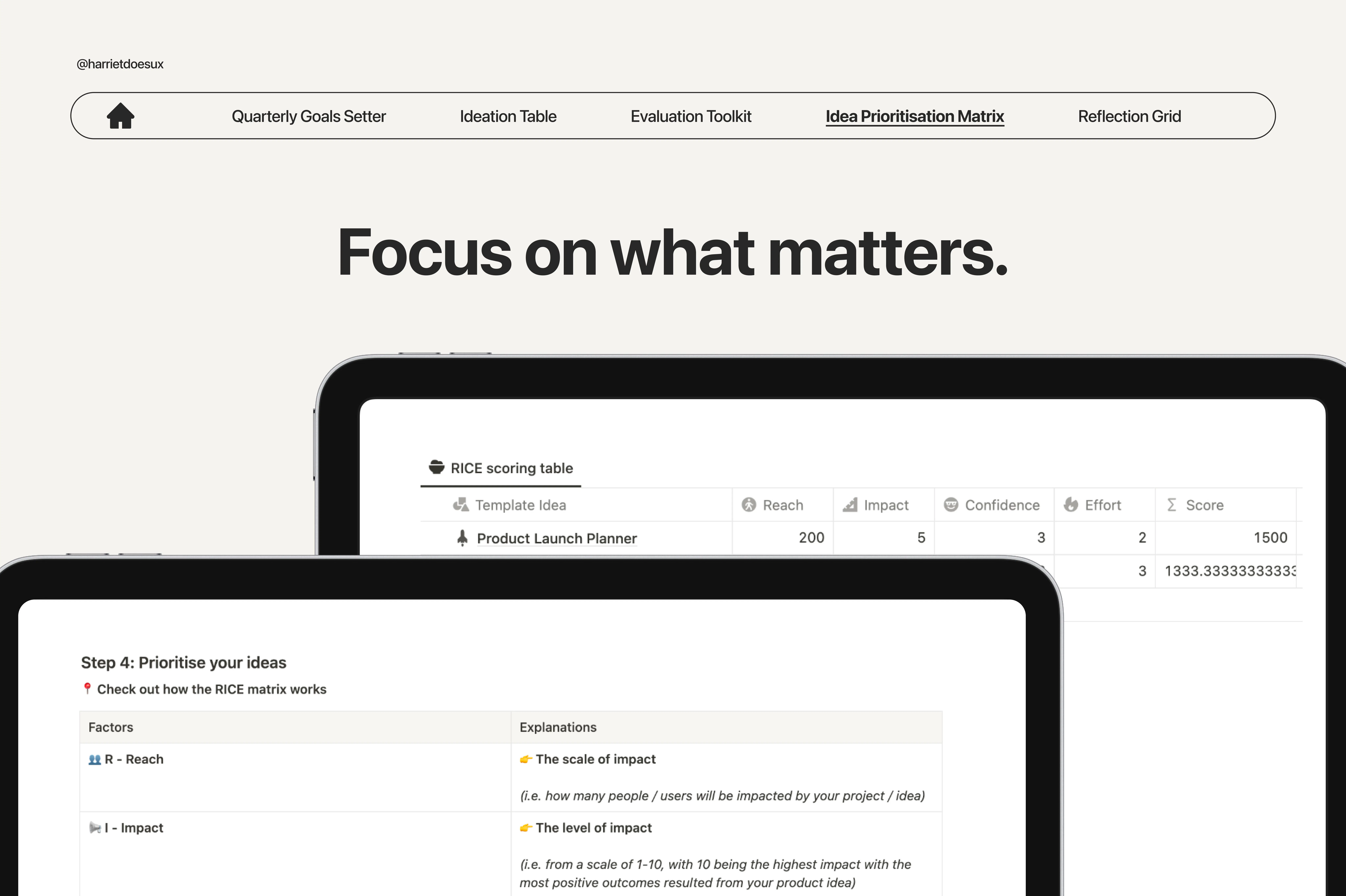 Notion Product Success Roadmap gallery image