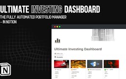 Ultimate Investing Dashboard (in Notion) media 1