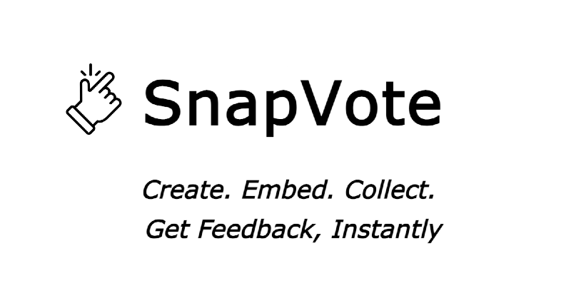 snapvote - 数分で埋め込み調査を作成しますメディア1