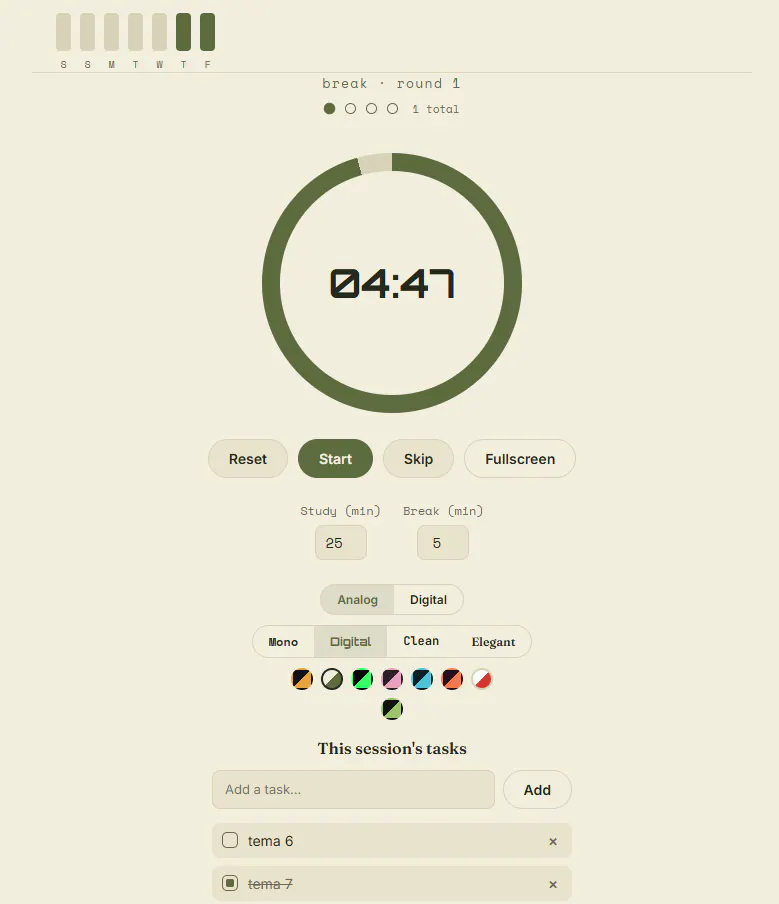 Focus Timer screenshot