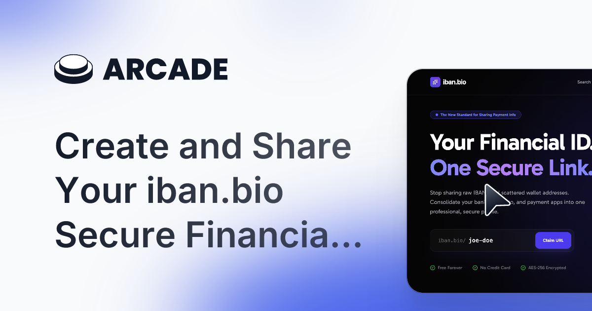 iban.bio - Main product screenshot demonstrating key features and user interface