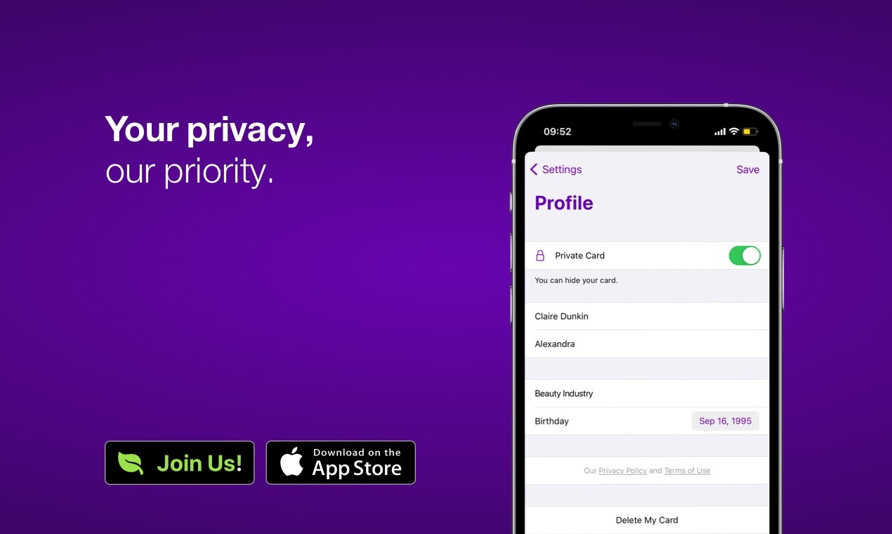 Cloud Digital Business Card App gallery image