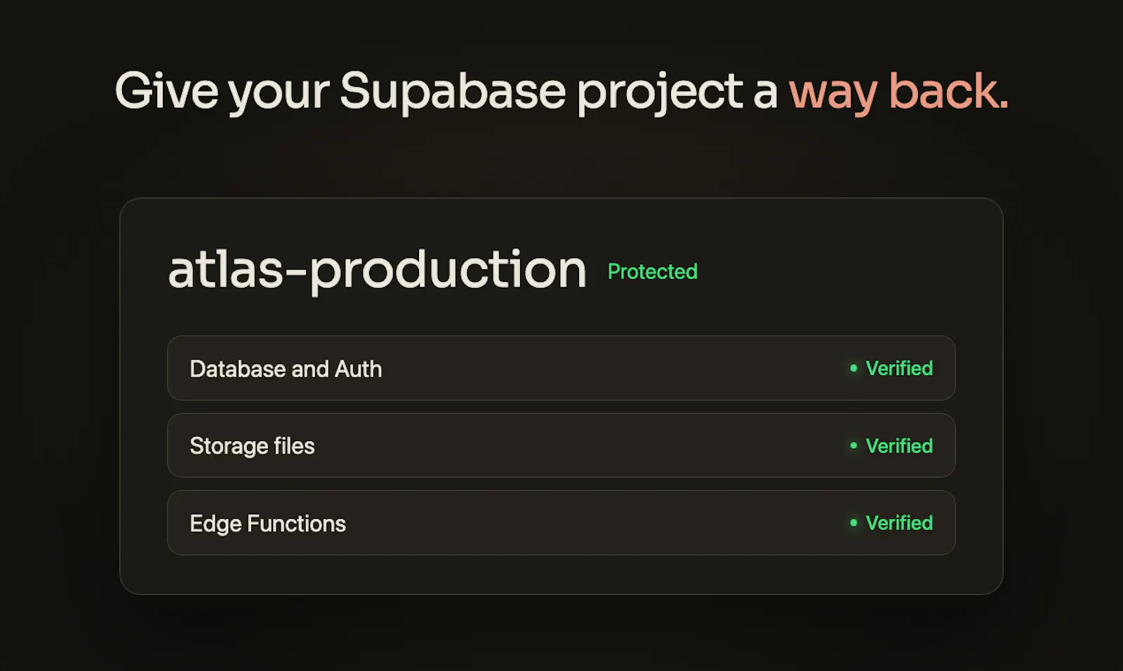 ReviveDB screenshot 2