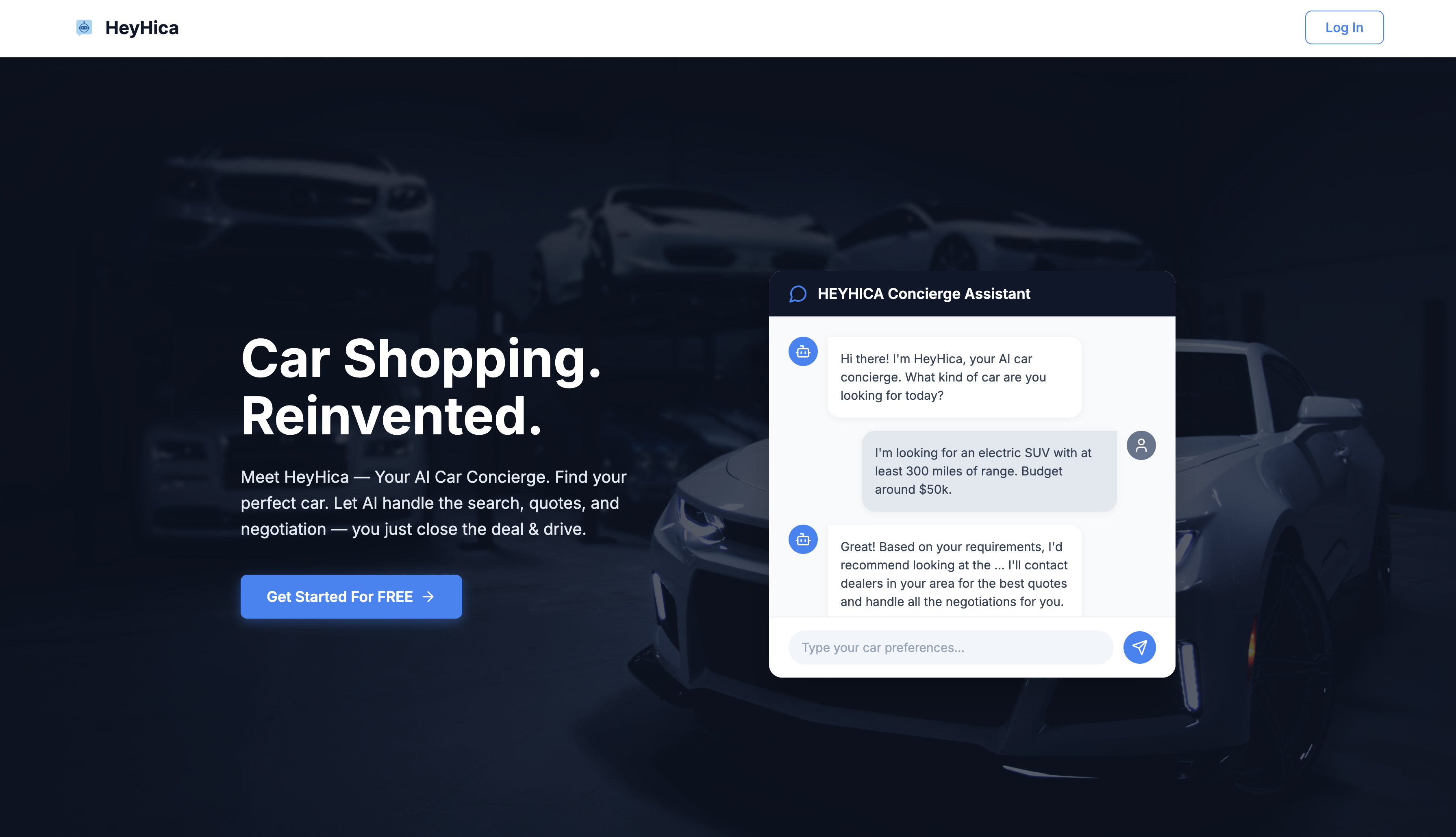 HeyHica - Product Hunt launch logo and brand identity