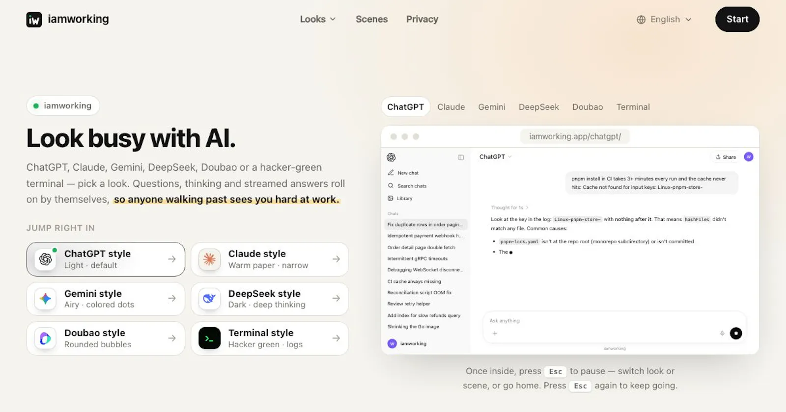 iamworking screenshot 1