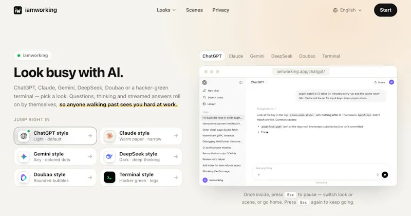 iamworking screenshot 1