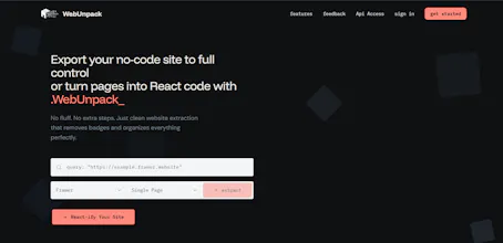 WebUnpack gallery image