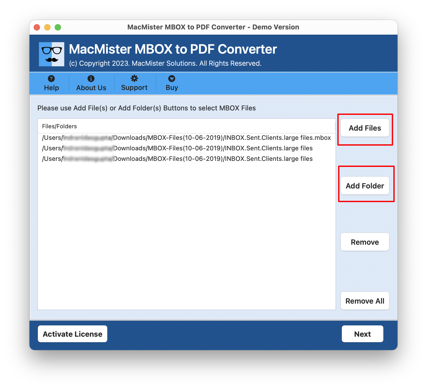 Média Macmister Mbox à PDF Converter Mac 2