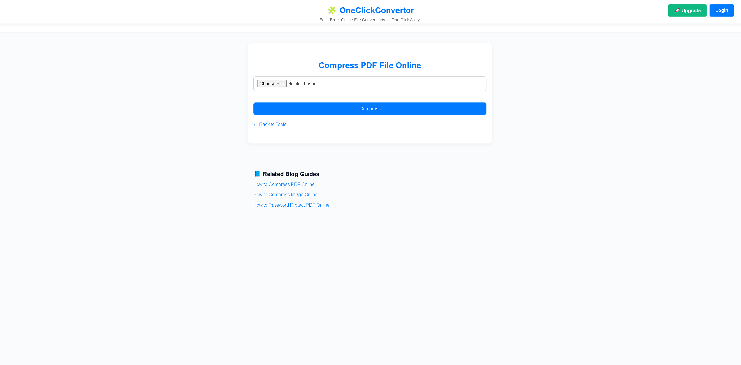 Média Onclickconvertor - Convertir, compresser, gérer tous les fichiers, un clic à la fois. 3