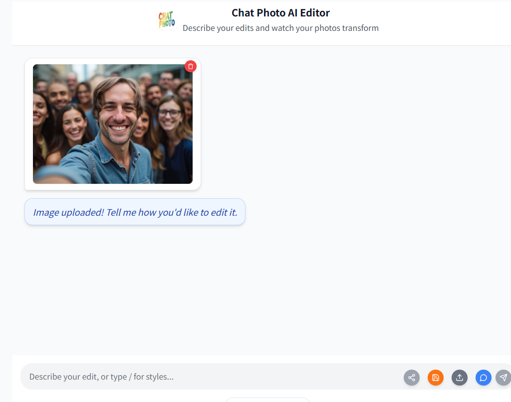 Chat Photo - Upload Your Photo to Start Chat Photo Editing media 2