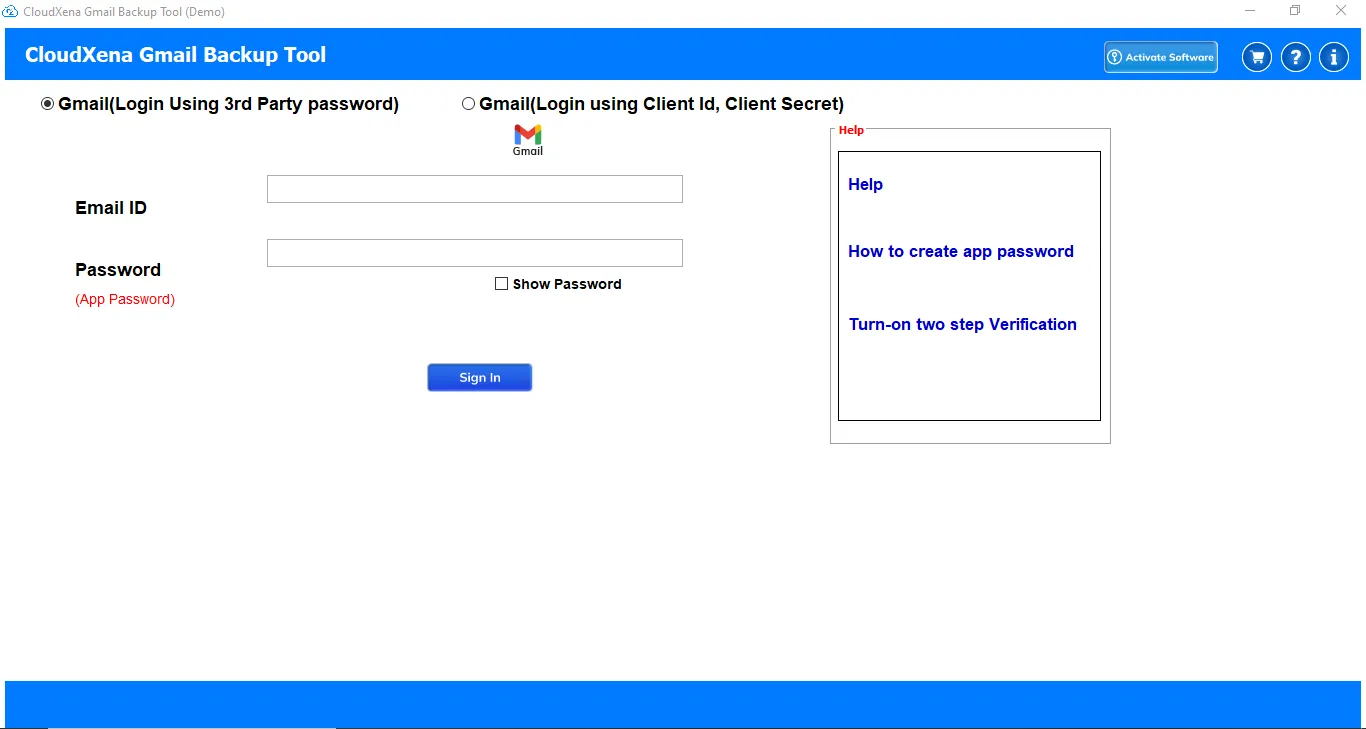 CloudXena Gmail Email Backup Tool gallery image