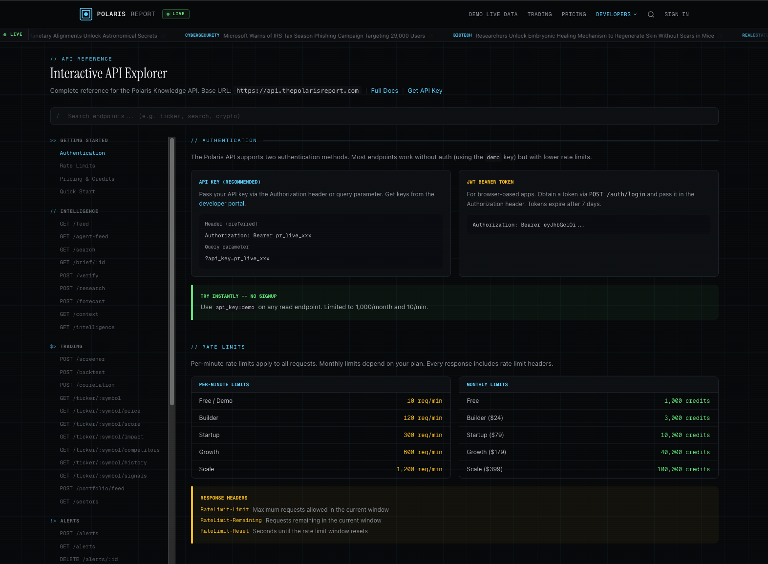Polaris Report gallery image