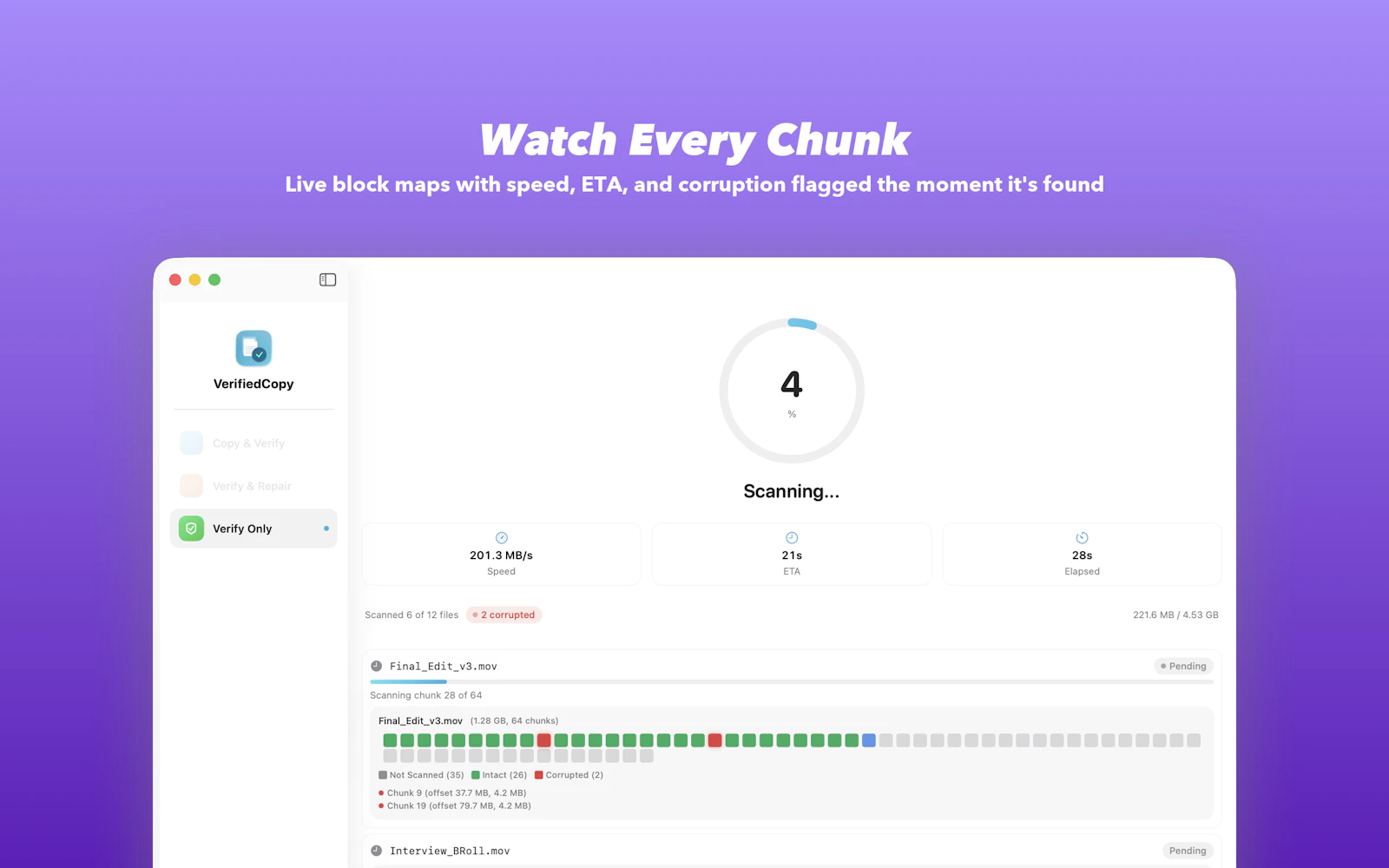VerifiedCopy screenshot 2
