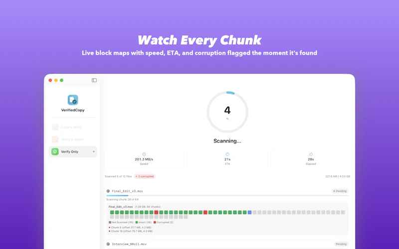 VerifiedCopy screenshot 2