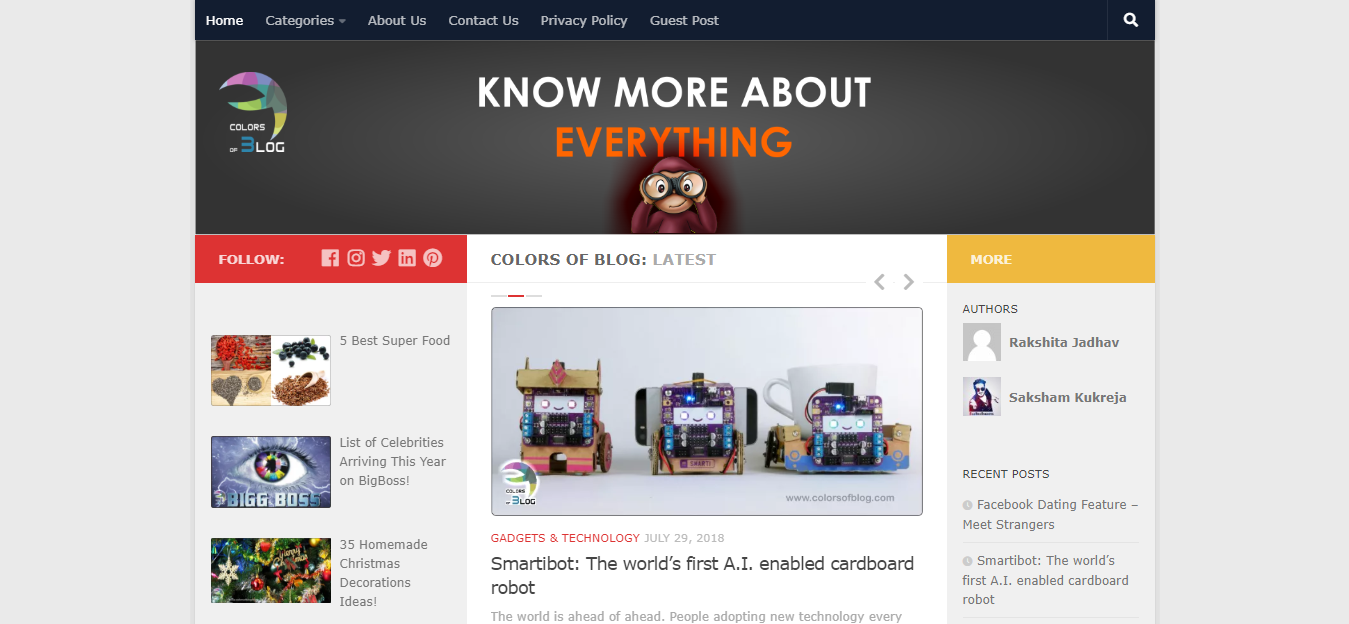 Colors of Blog gallery image