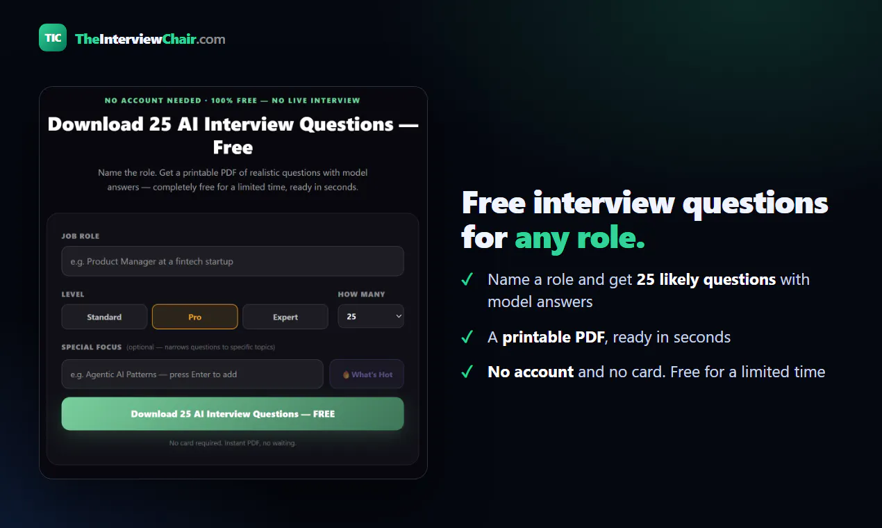 TheInterviewChair.com gallery image