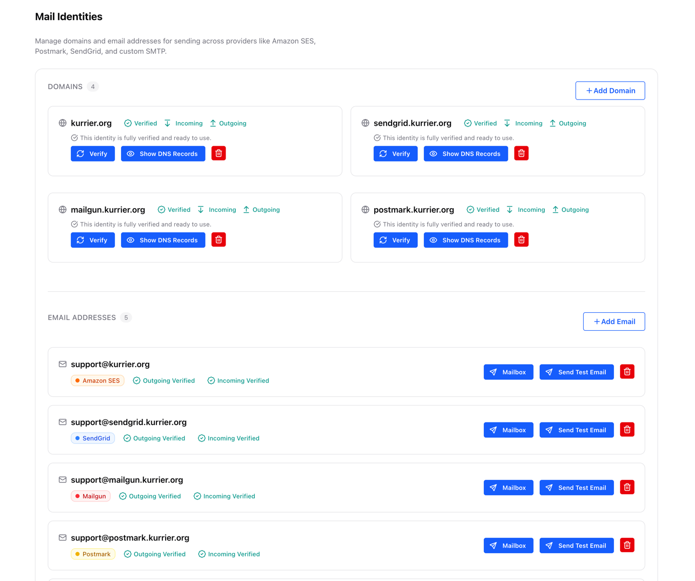 Kurrier OSS Webmail gallery image