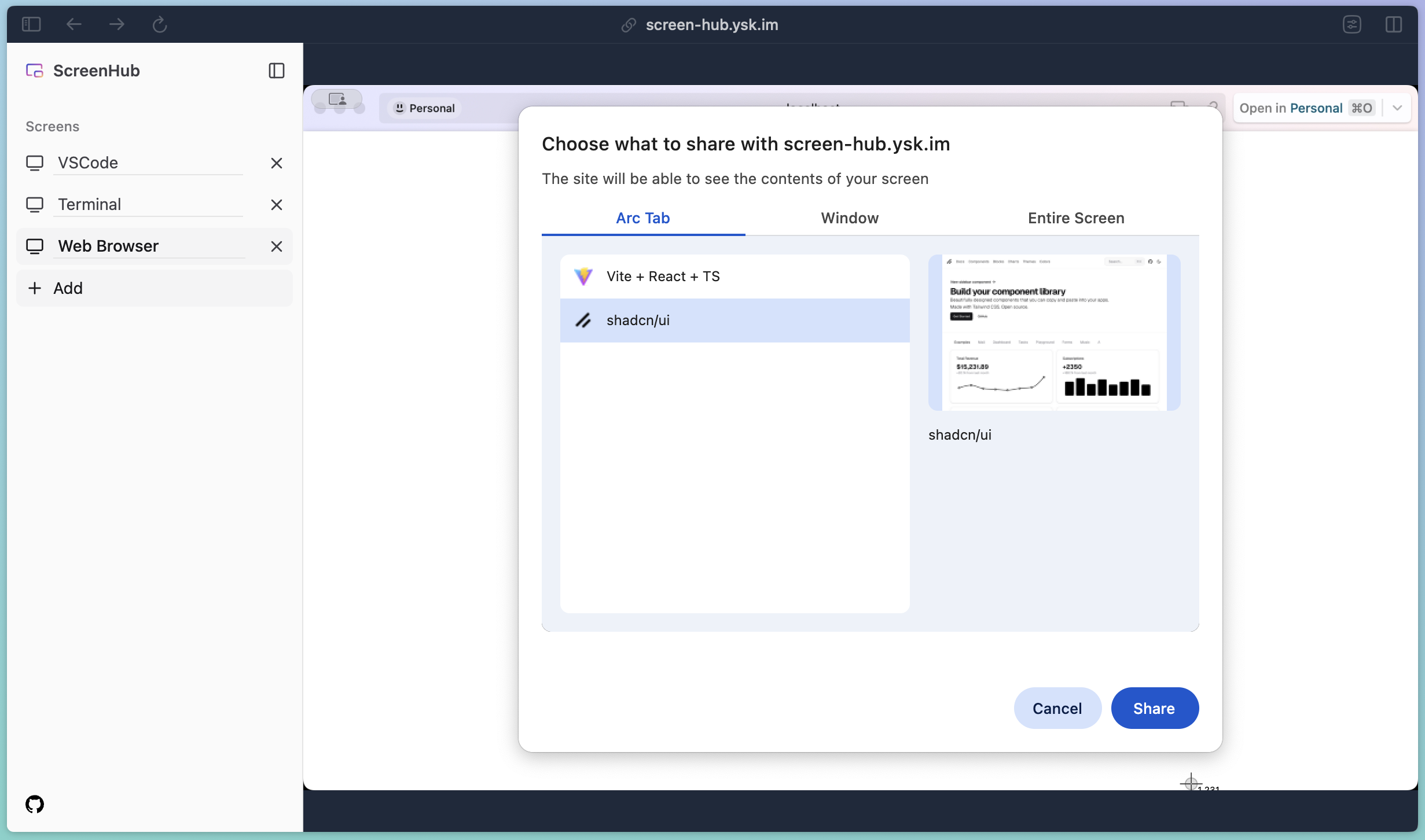 ScreenHub gallery image