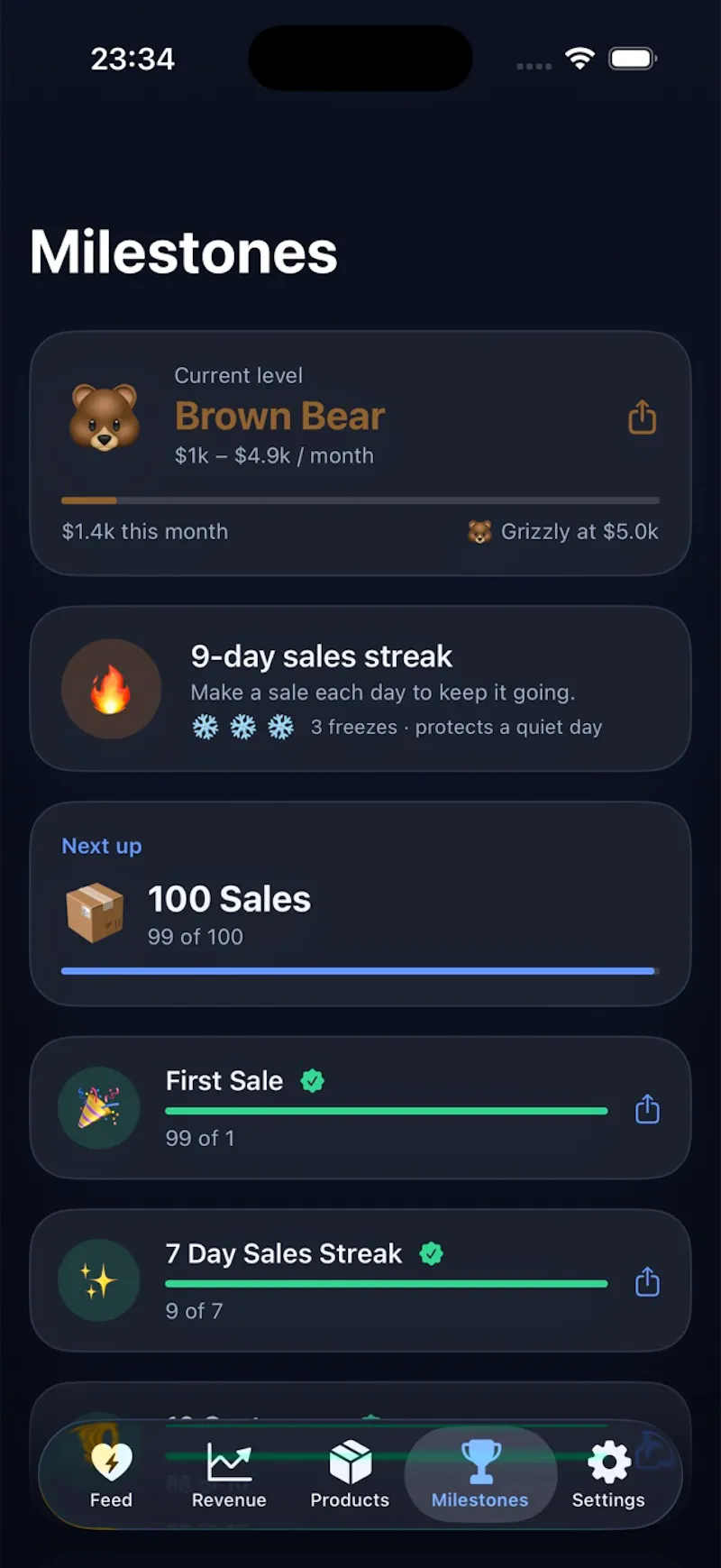 Revenue Bear screenshot 2