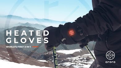 ORORO Twin Cities: World's First 3-in-1 Heated Gloves gallery image