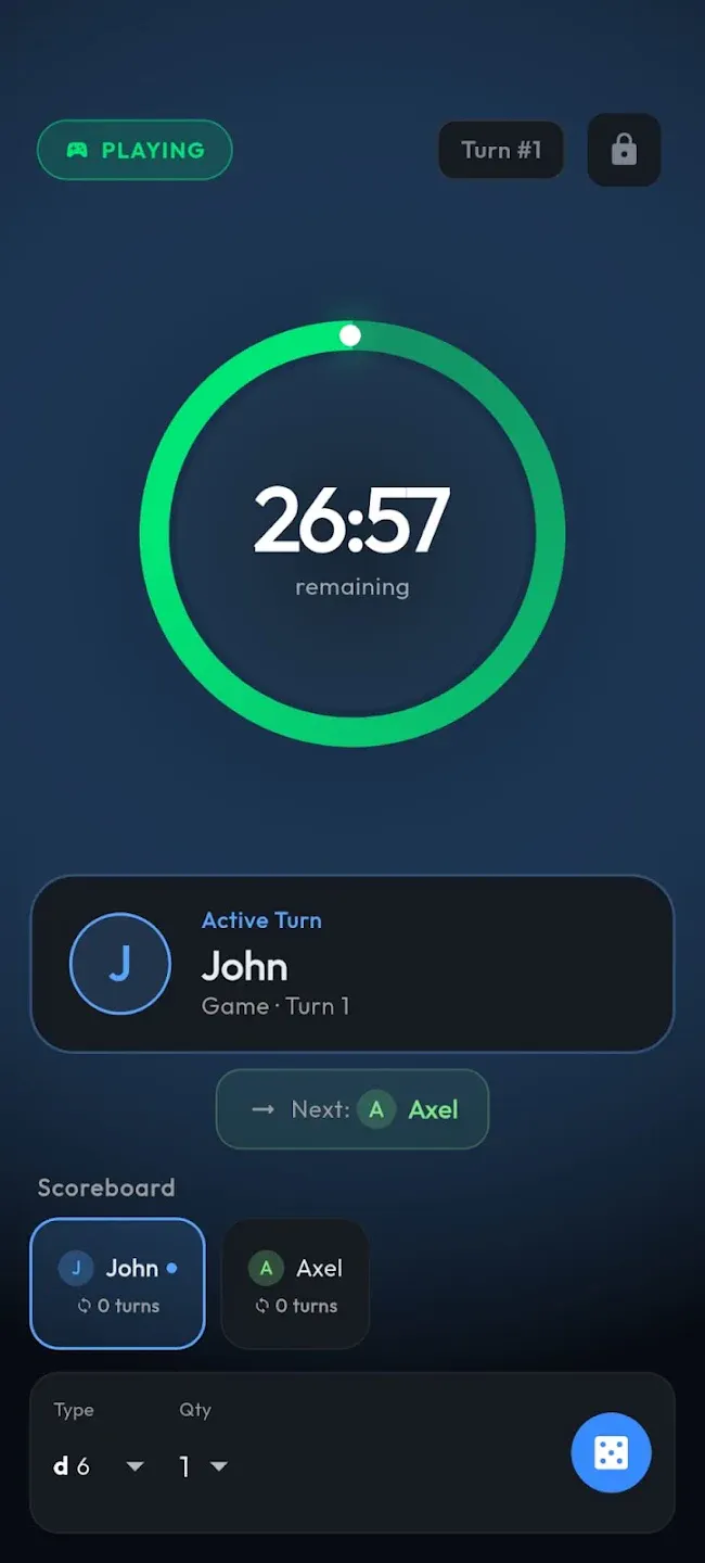 Game Turn Manager screenshot