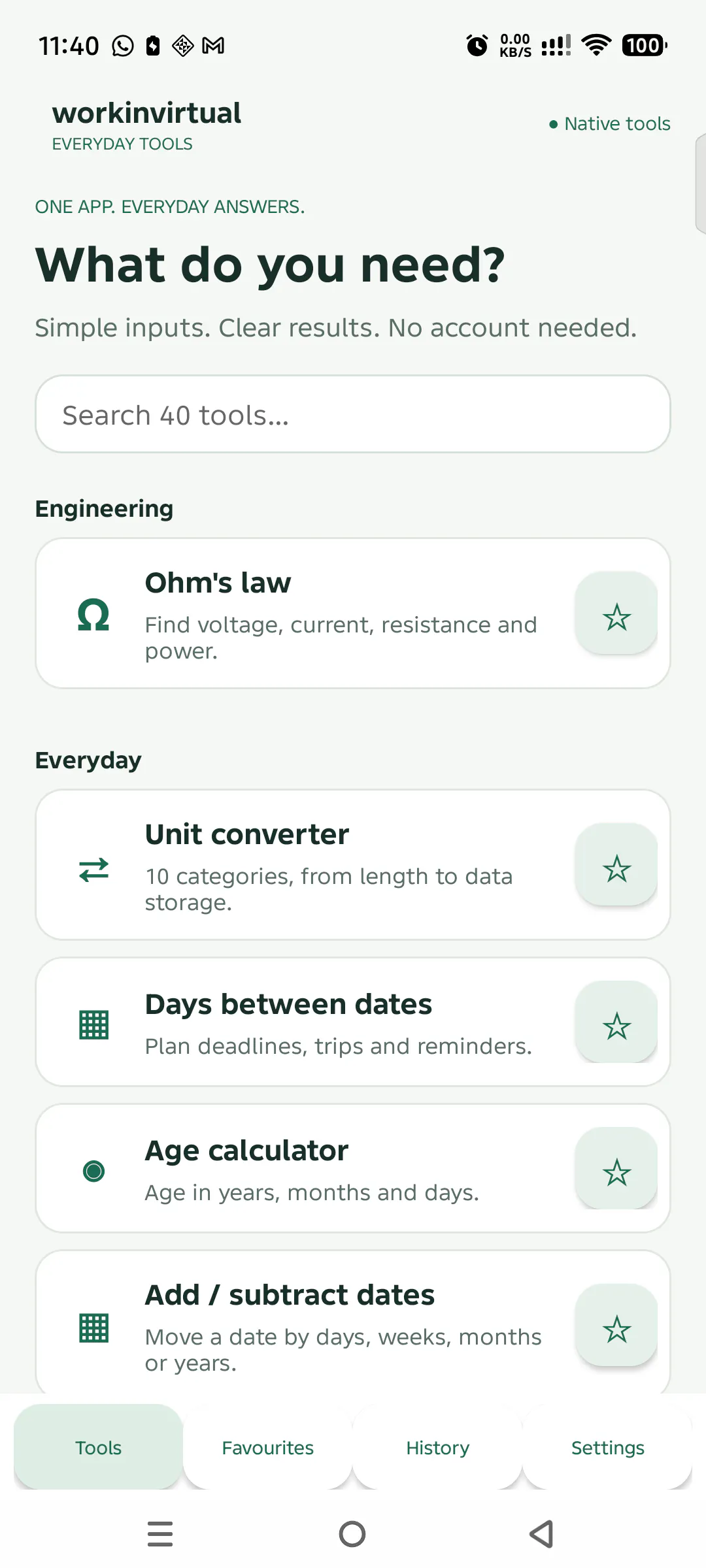 WIV: Calculator & Converter gallery image
