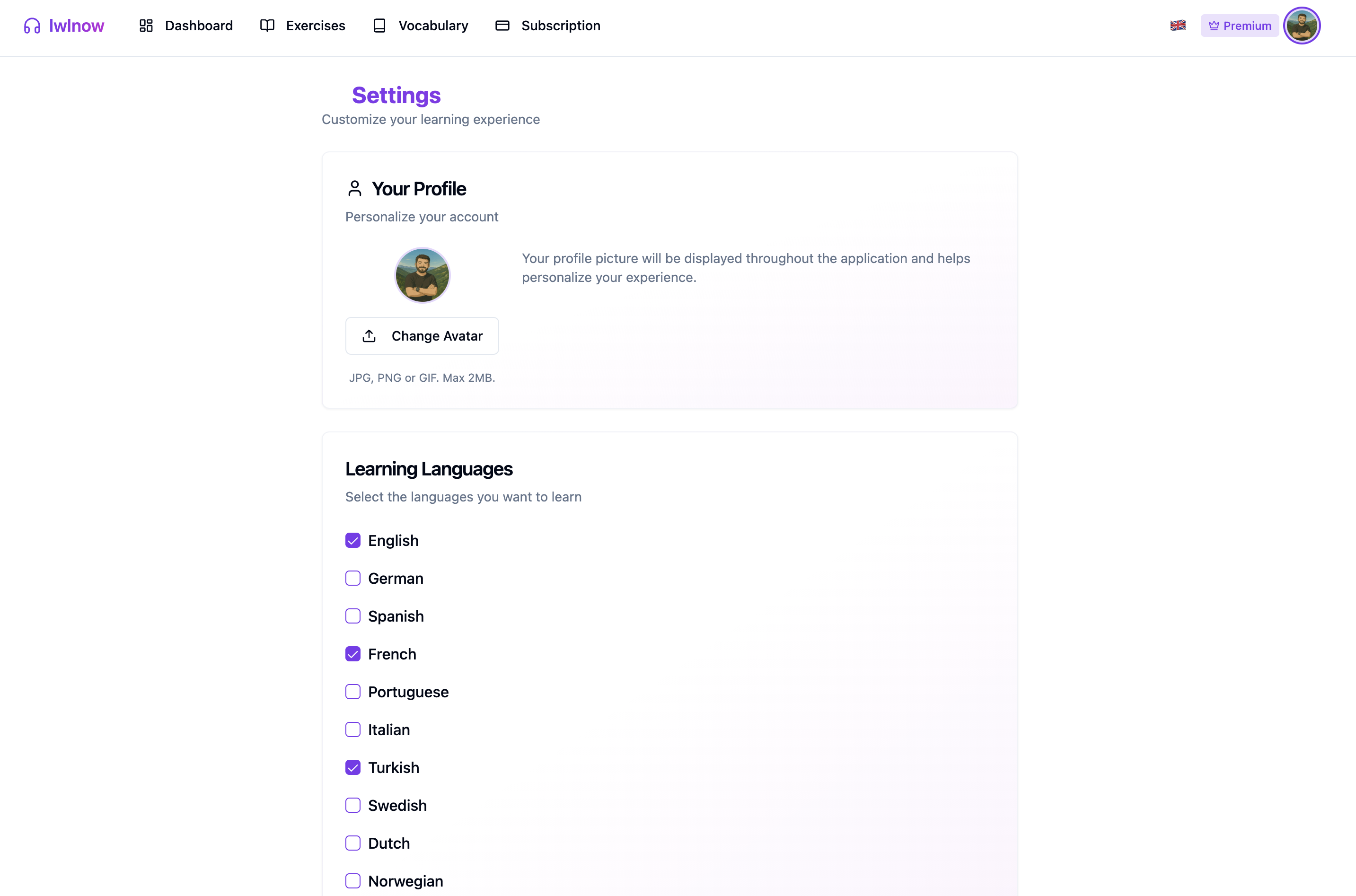 lwlnow - Learn languages by listening, typing, and mastering media 9