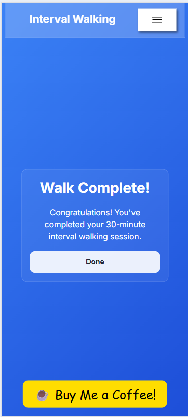 Interval Walking Trainer - Intervaltimer gewijd aan het Japanse 3x3 wandelprotocol. media 4
