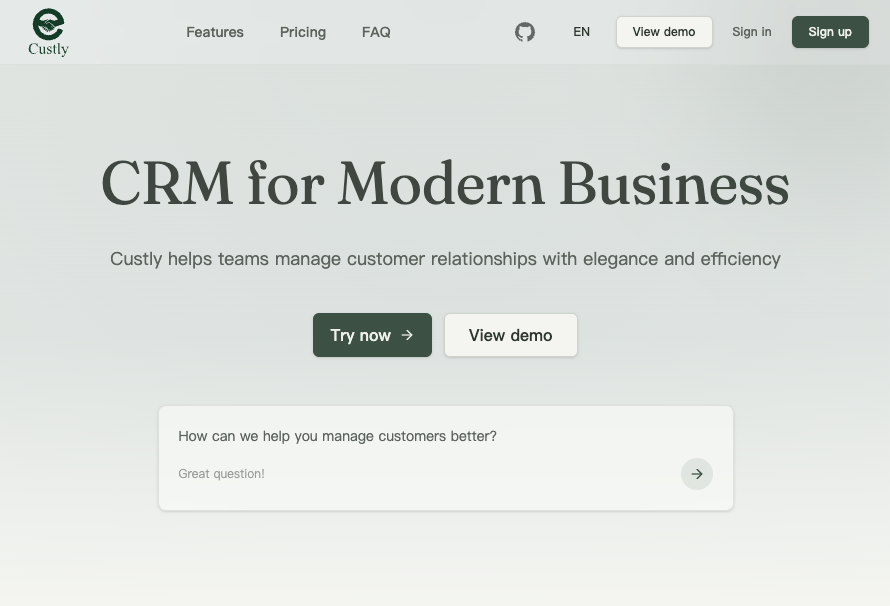 Custly CRM gallery image