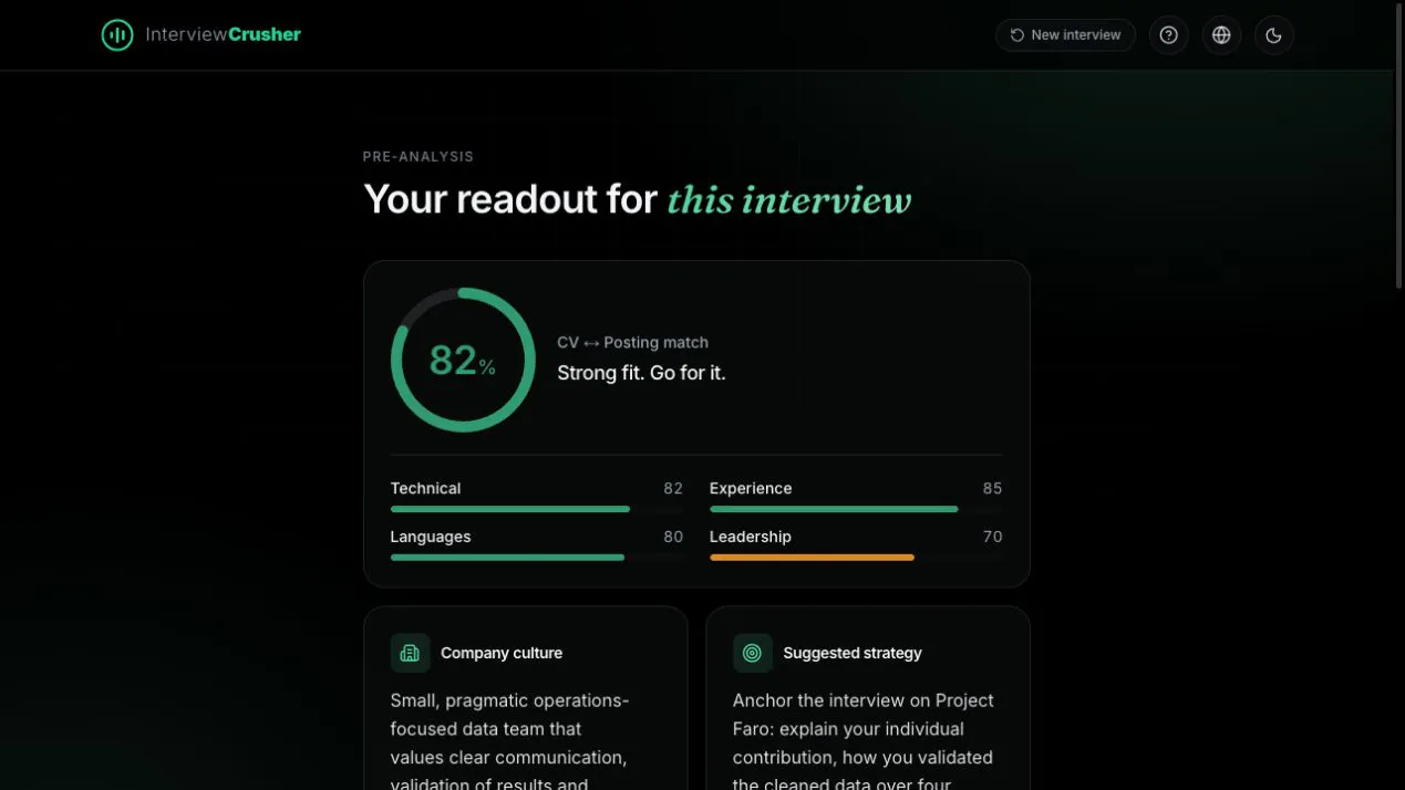 InterviewCrusher gallery image