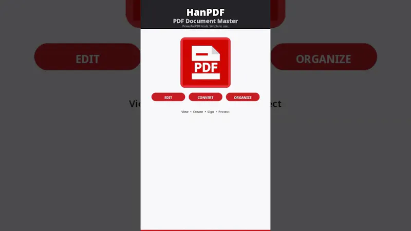 HanPDF screenshot 1 (video preview)
