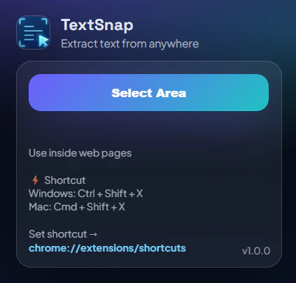 TextSnap