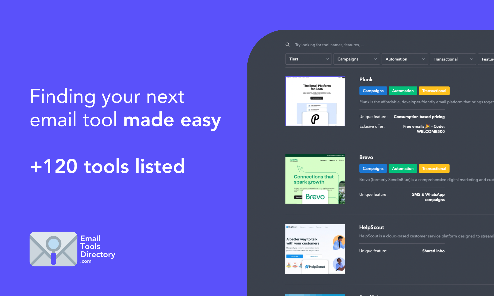 emailToolSDirectory - 今日、次のメールソフトウェアソリューションをすばやく見つけてくださいメディア2