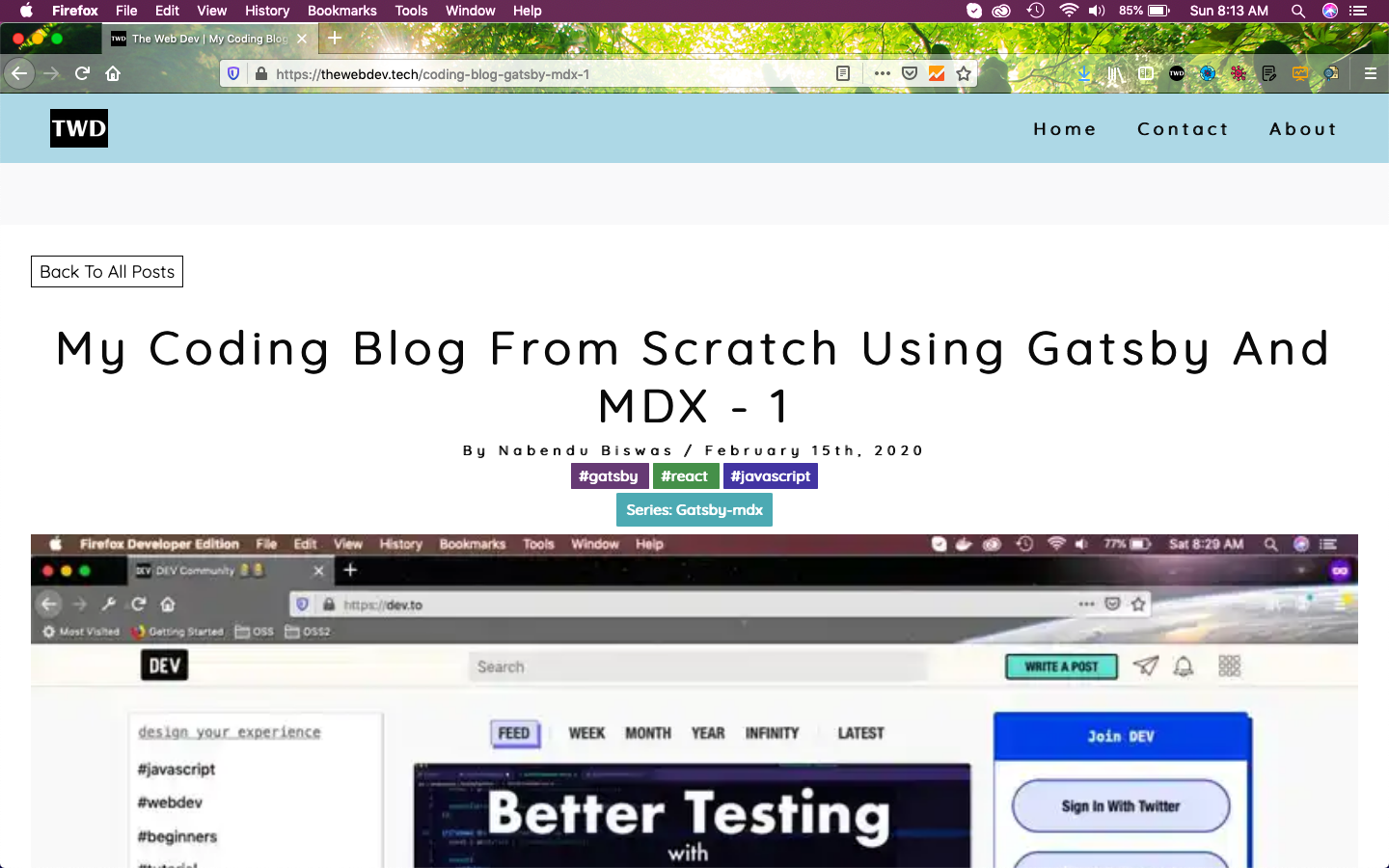 The Web Dev gallery image
