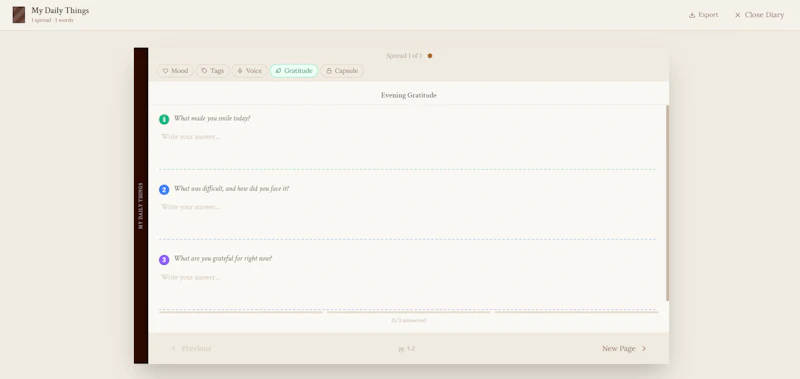 Digital Diary screenshot 3