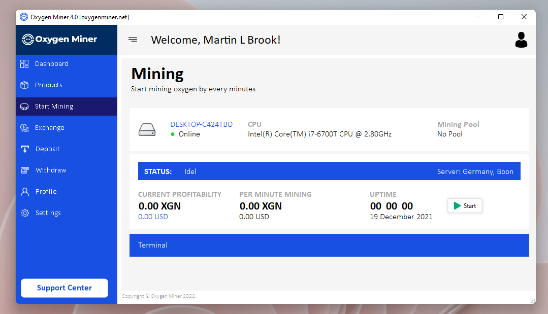 Oxygen Miner gallery image