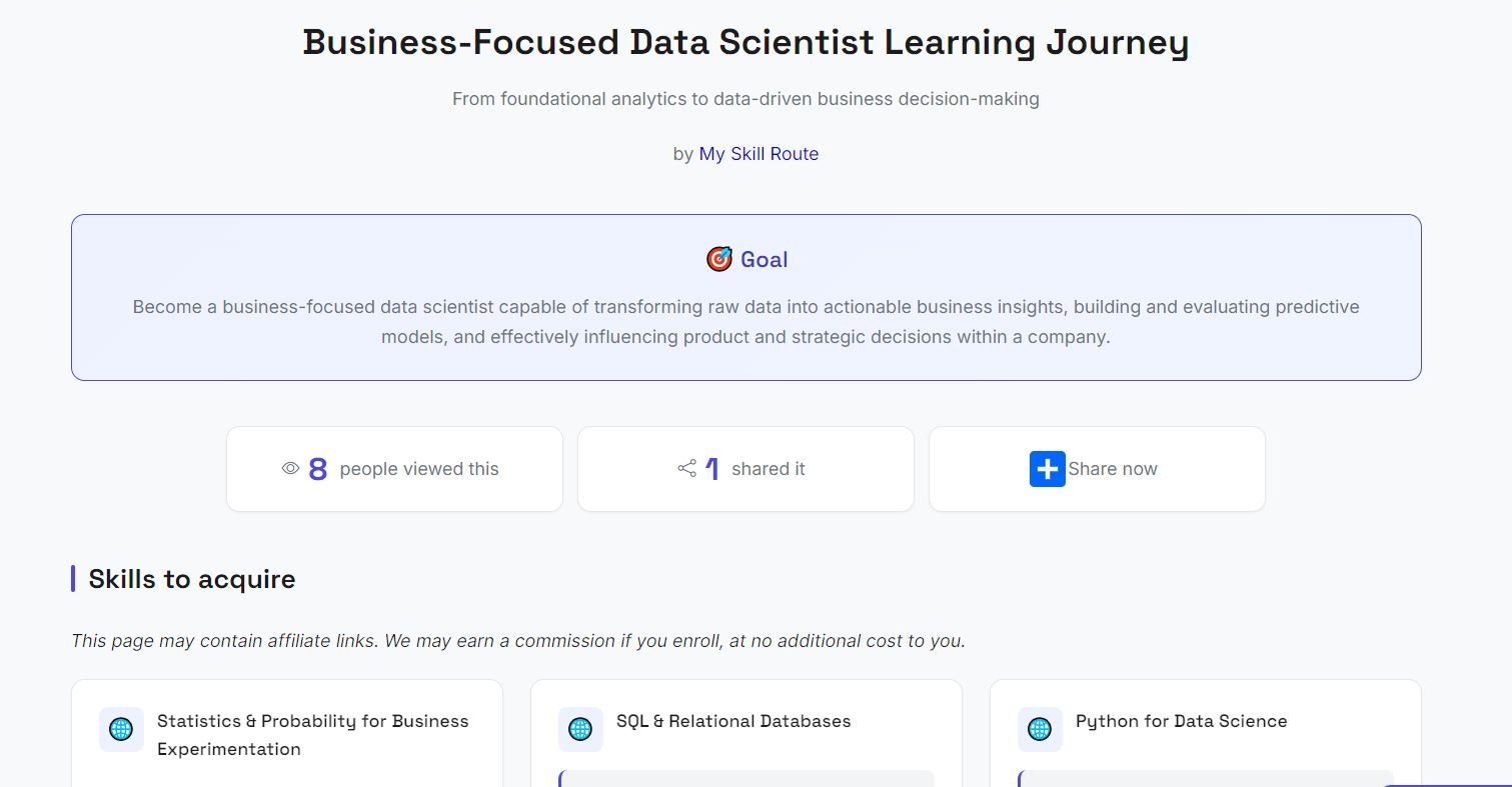 My Skill Route gallery image