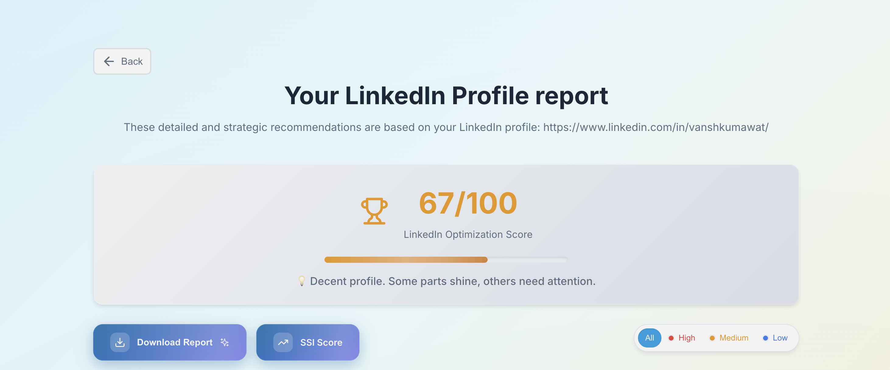 Linkedin Profile Optimizer gallery image