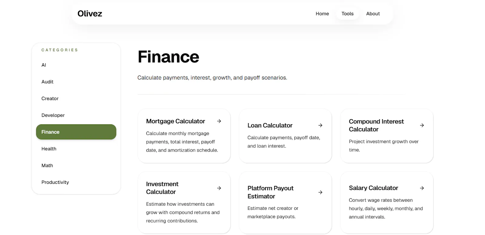 Olivez screenshot 3